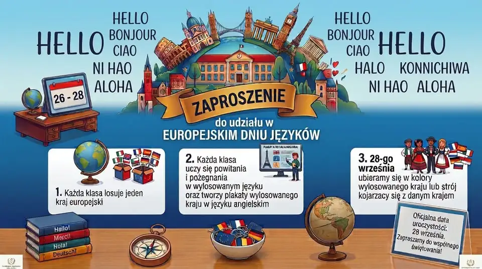 Europejski Dzień Języków w szkole – 28 września pełen atrakcji