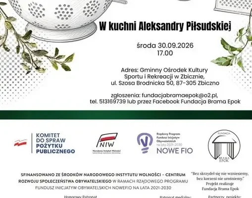 Zbiczno: projekt „Bez skrzydeł się nie wzniesiemy, bez korzeni nie urośniemy” i spotkanie o kuchni dawnych Polek