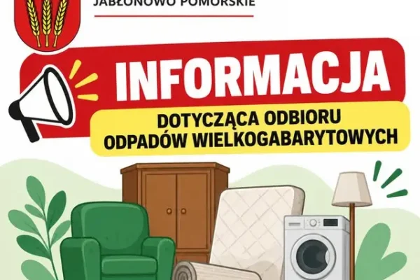 Jabłonowo Pomorskie: odbiór odpadów wielkogabarytowych i elektroodpadów już 10 października