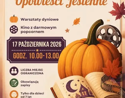 Noc Bibliotek w Brzozie – dyniowe warsztaty i kino dla dzieci