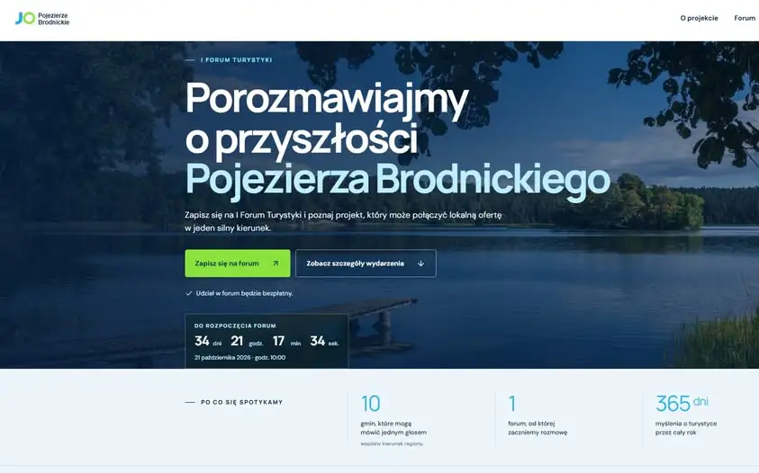 Pojezierze Brodnickie stawia na wspólny portal turystyczny. Trwają zapisy na Forum
