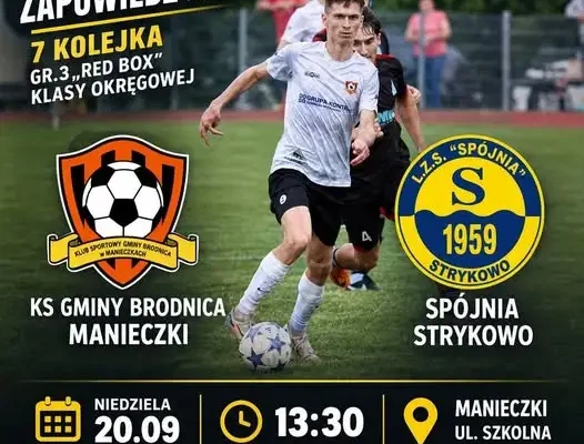 7. kolejka ligi gminnej: Gmina Brodnica kontra rywale – mecz już w niedzielę