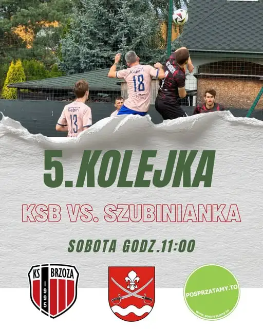Brzoza podejmie mocnego rywala z Szubina. Gospodarze wciąż bez zwycięstwa
