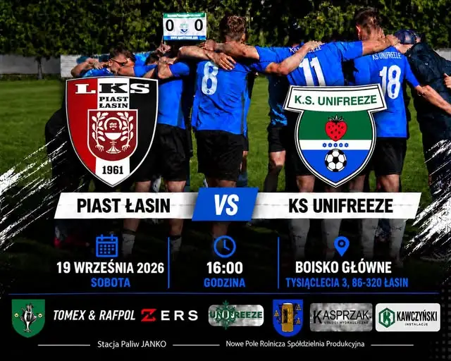 A-klasa: Unifreeze jedzie do Łasina po trzy punkty