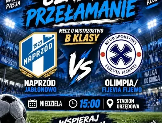 Naprzód II Jabłonowo walczy o pierwsze punkty w B klasie