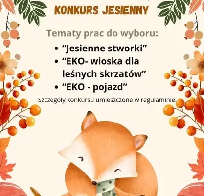 Jesienny konkurs ekologiczny – zaproszenie do udziału