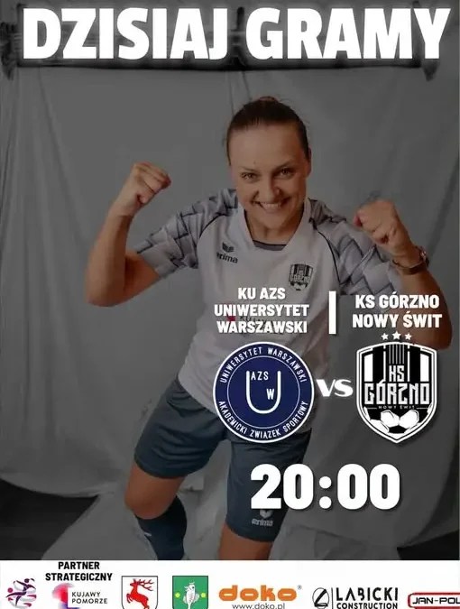 AZS UW Warszawa kontra KS Górzno – dziś mecz na Banacha 2A