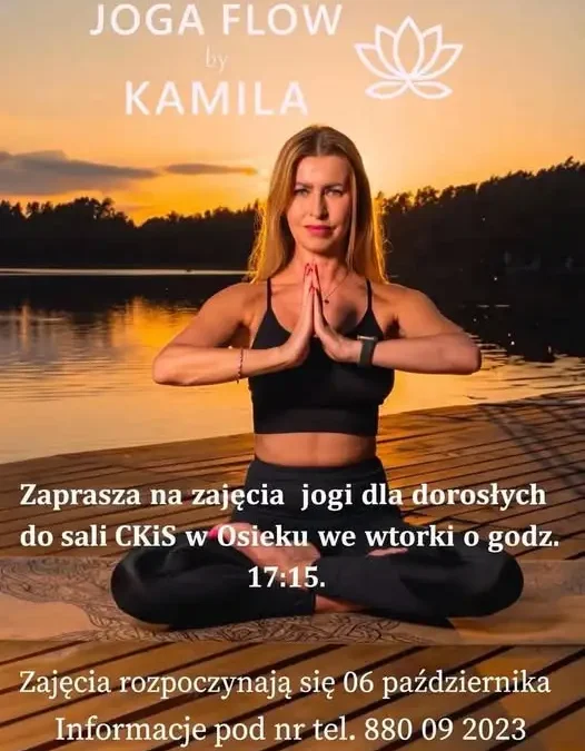 Nowe zajęcia jogi dla dorosłych w CKiS w Osieku – start 6 października