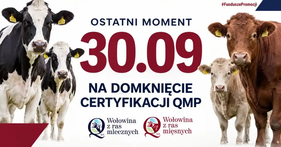 Certyfikat QMP do 30 września – ostatni dzwonek dla rolników