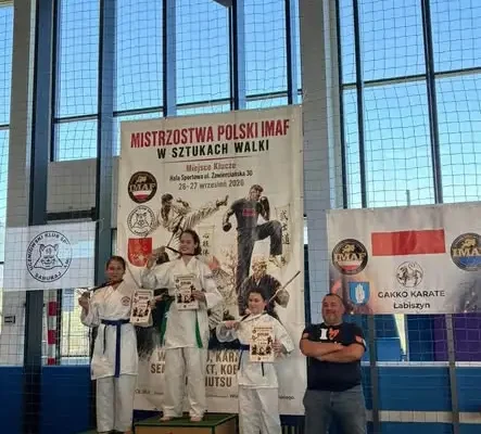 Złoto i srebro dla uczennic z Jabłonowa Pomorskiego na Mistrzostwach Polski IMAF