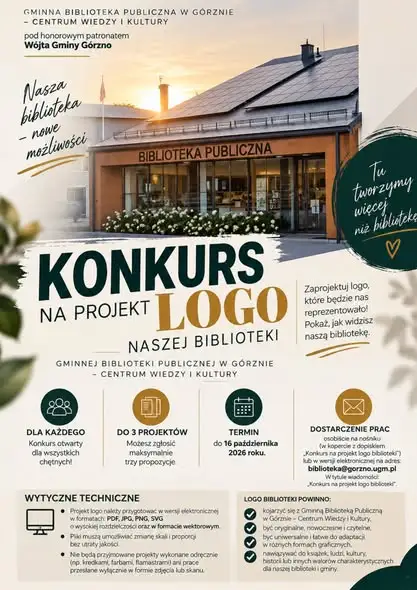 Biblioteka w Górzenie świętuje 80-lecie i ogłasza konkursy dla mieszkańców