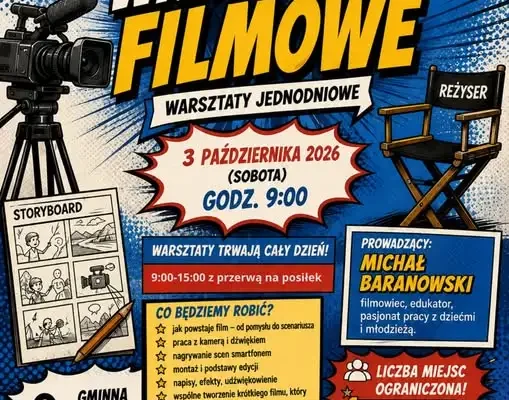Warsztaty filmowe w Górznie – od pomysłu do gotowego kadru