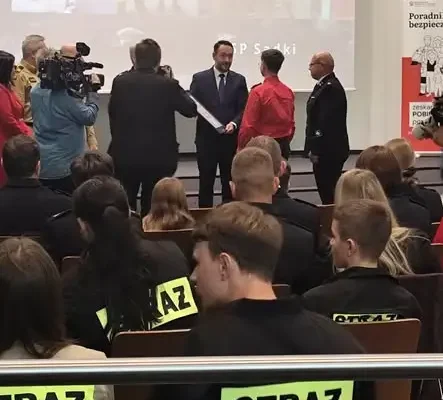 Młodzieżowe Drużyny Pożarnicze z powiatu brodnickiego nagrodzone w Bydgoszczy