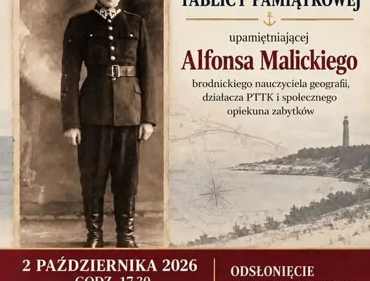 Alfons Malicki – obrońca Helu i nauczyciel z Brodnicy. Odsłonięcie tablicy i wernisaż wystawy