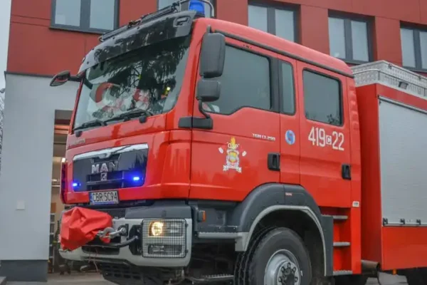 Hołd OSP Zbiczno dla strażaków z JRG Nisko