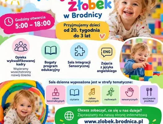 Miejski Żłobek w Brodnicy – kompleksowa opieka i rozwój najmłodszych mieszkańców