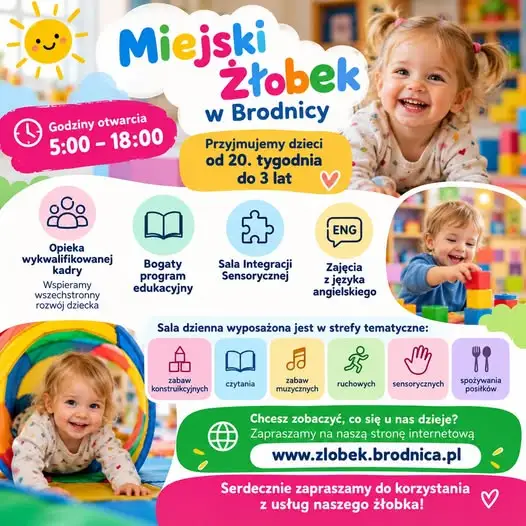 Miejski Żłobek w Brodnicy – kompleksowa opieka i rozwój najmłodszych mieszkańców