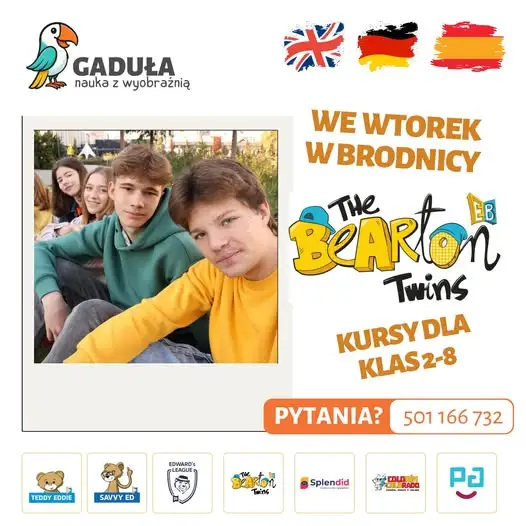 Nowe kursy angielskiego dla dzieci w Gminie Brodnica – start już od wtorku