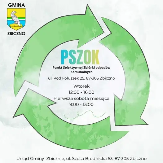 PSZOK w Zbicznie wydłuża godziny pracy – pierwsza sobota miesiąca z dłuższym dyżurem
