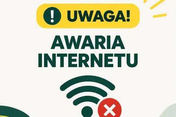Awaria Internetu w Gminie Brzozie – trwają prace nad usunięciem usterki