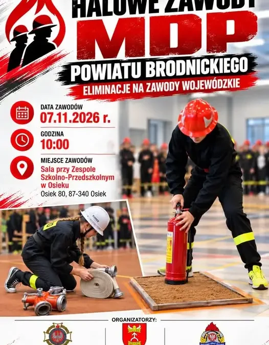 Halowe Zawody MDP Powiatu Brodnickiego w Osieku – eliminacje do wojewódzkich