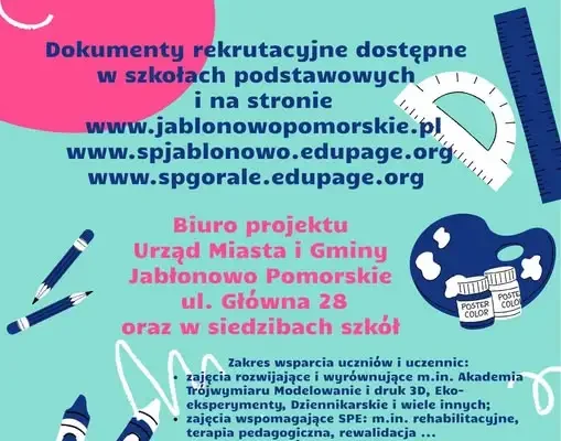 Nowy projekt edukacyjny dla uczniów z gminy Jabłonowo Pomorskie