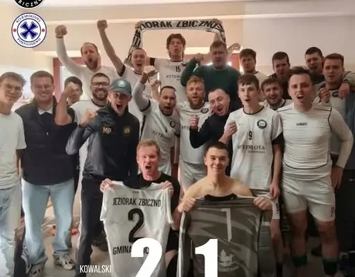 Jeziorak Zbiczno wygrywa po dramatycznym meczu z Olimpią/Fijevią Fijewo