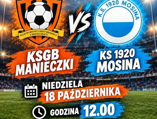 Mecz 11. kolejki Red Box Klasy Okręgowej: starcie z Mosiną