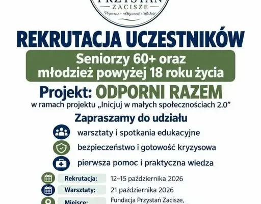 Warsztaty „Odporni razem!” w Wysokie Brodno – szkolenie z bezpieczeństwa i sprzętu OSP