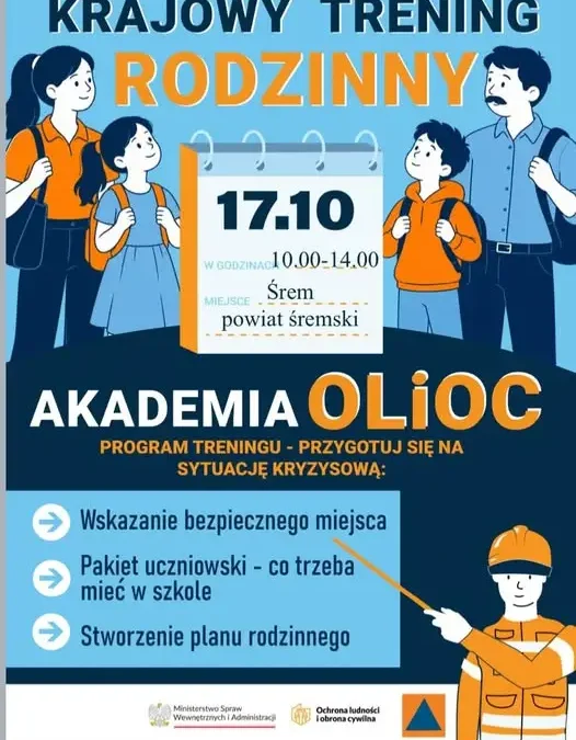 Krajowy Trening Rodzinny Akademii OLiOC w powiecie śremskim – sprawdź, gdzie się odbywa