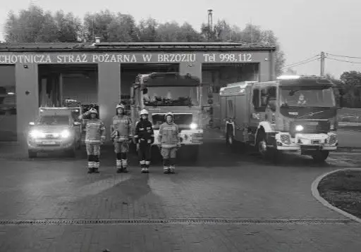 Strażacy z OSP Brzozie oddali hołd tragicznie zmarłym druhom z JRG Nisko