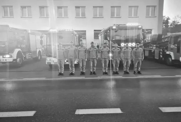 Strażacy z Brodnicy oddali hołd poległym kolegom z Niska