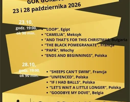 Górzno: dwa dni z niezależnym kinem krótkometrażowym – wstęp wolny