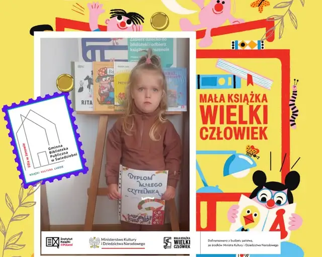 Zuzia z Janowa odebrała Dyplom Małego Czytelnika w programie „Mała książka – wielki człowiek”