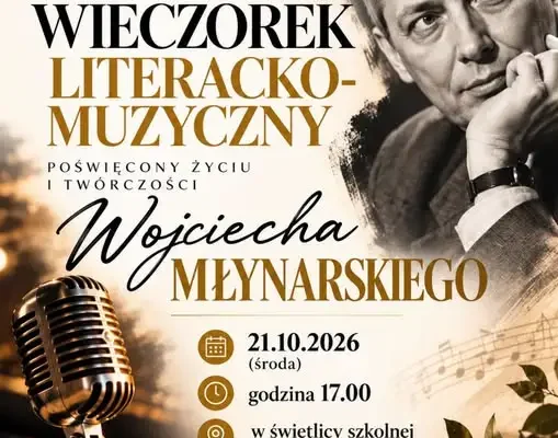 Jabłonowo Pomorskie: wieczorek poświęcony Wojciechowi Młynarskiemu w szkole podstawowej