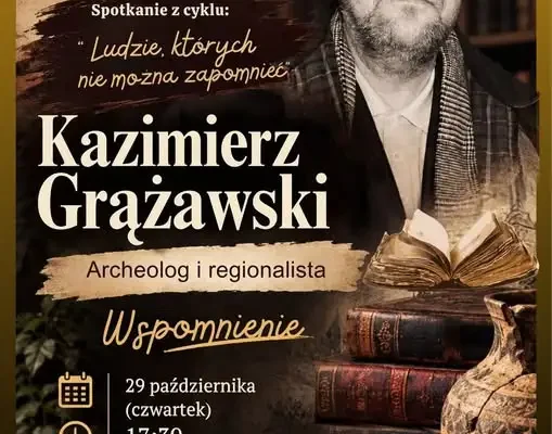 Brodnica wspomina prof. Kazimierza Grążawskiego – wieczorek w Pałacu Anny Wazówny