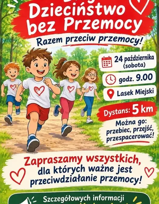 Kujawsko-Pomorski Bieg dla Dzieciństwa bez Przemocy w Brodnicy