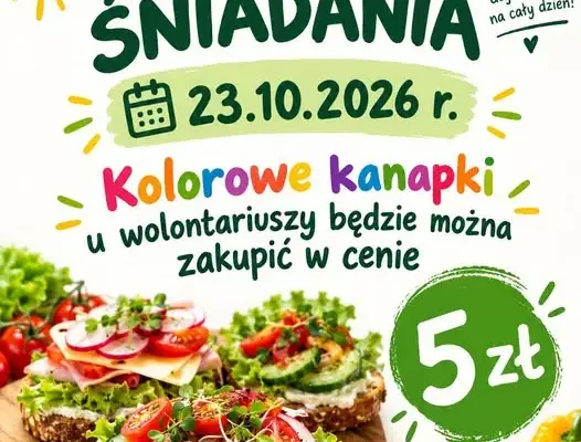 Dzień Zdrowego Śniadania w szkole – wolontariat zaprasza w piątek 23 października